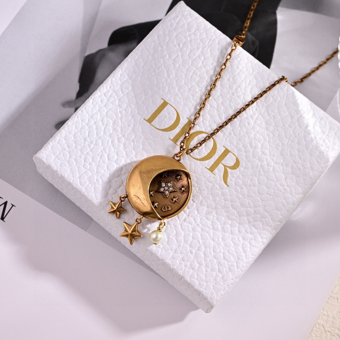 LuxluxHouse Best Quality Accessories Necklace Earrings Dior