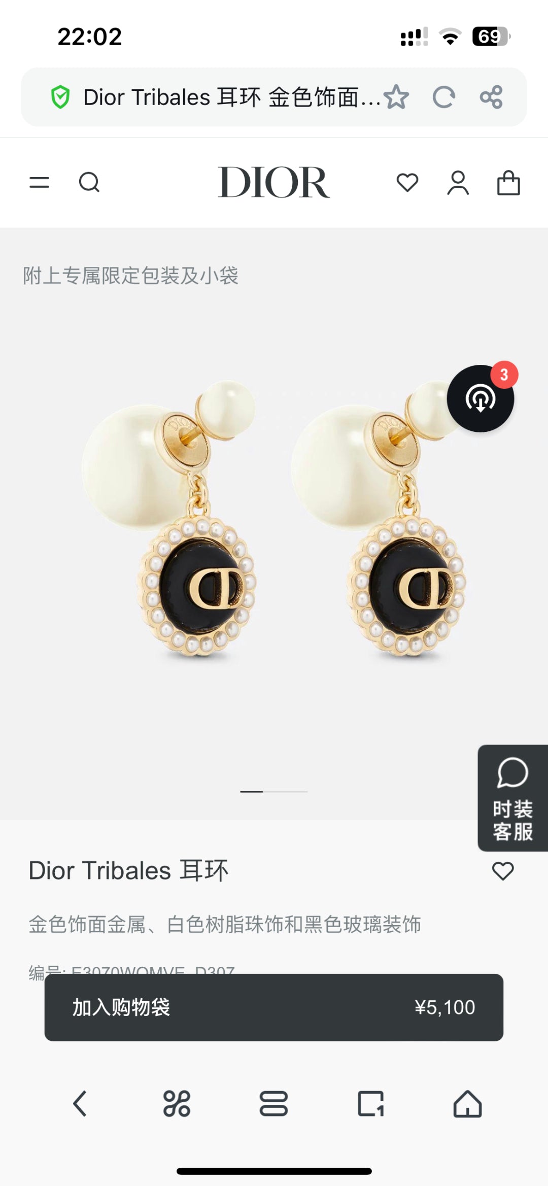 LuxluxHouse Best Quality Accessories Earrings Dior