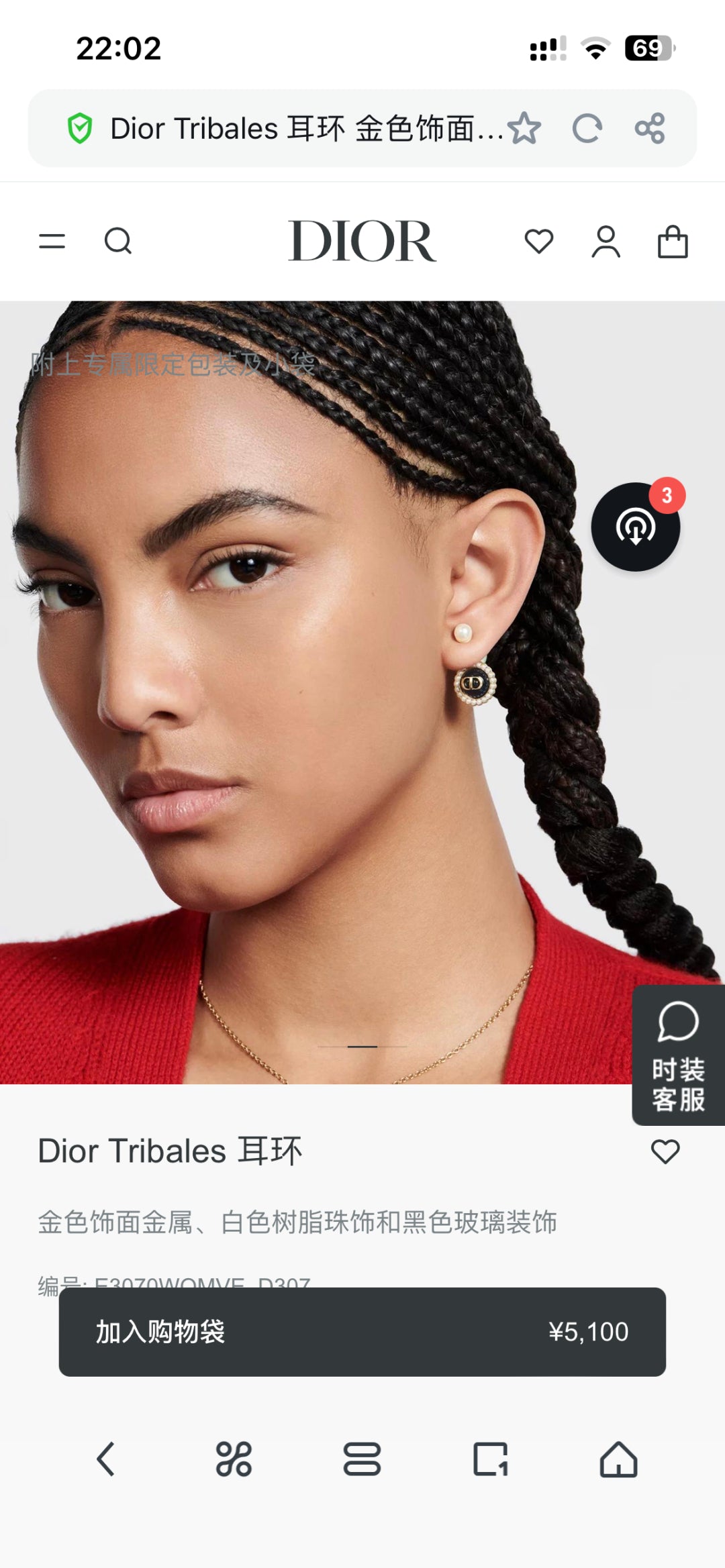 LuxluxHouse Best Quality Accessories Earrings Dior