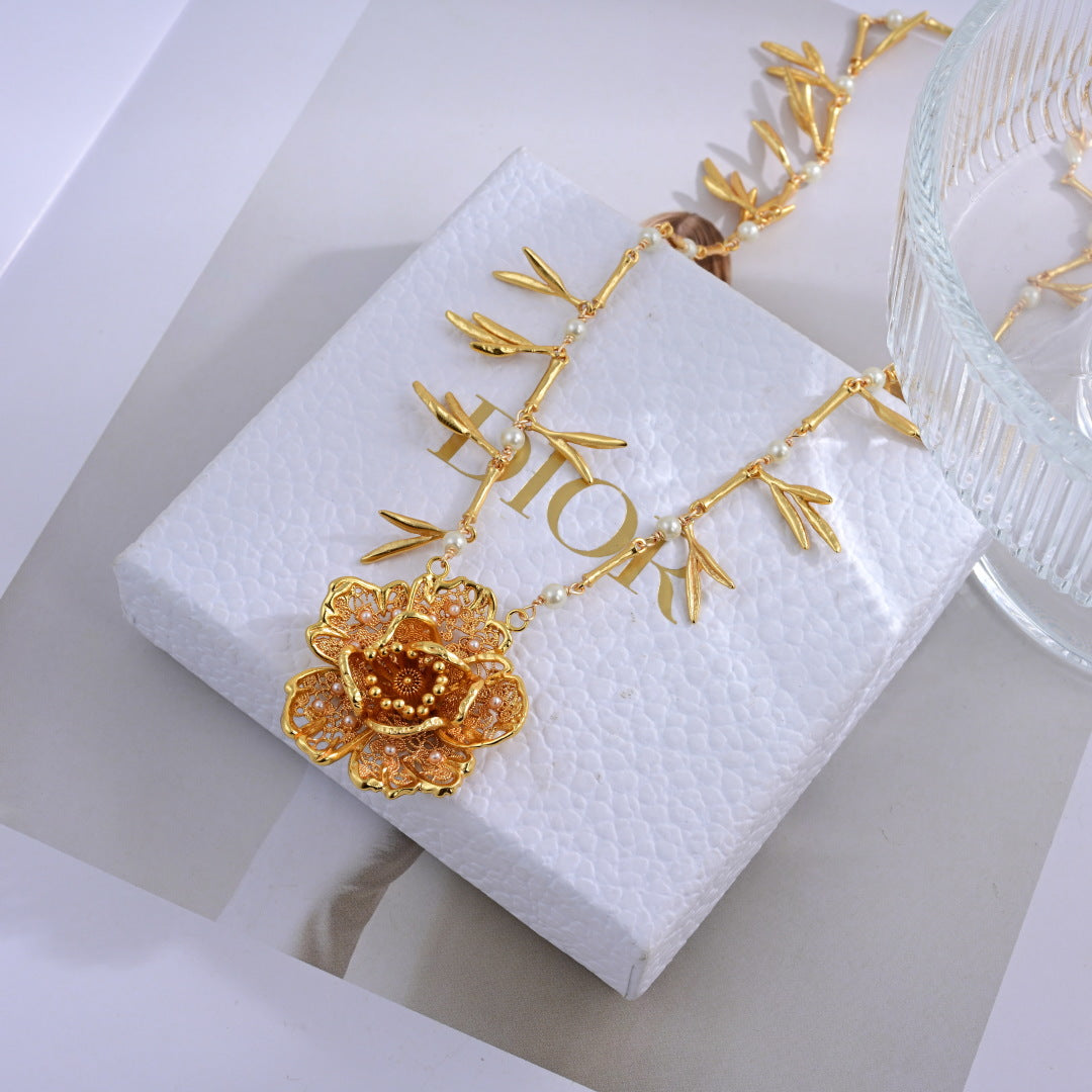 LuxluxHouse Best Quality Accessories Necklace Earrings Dior