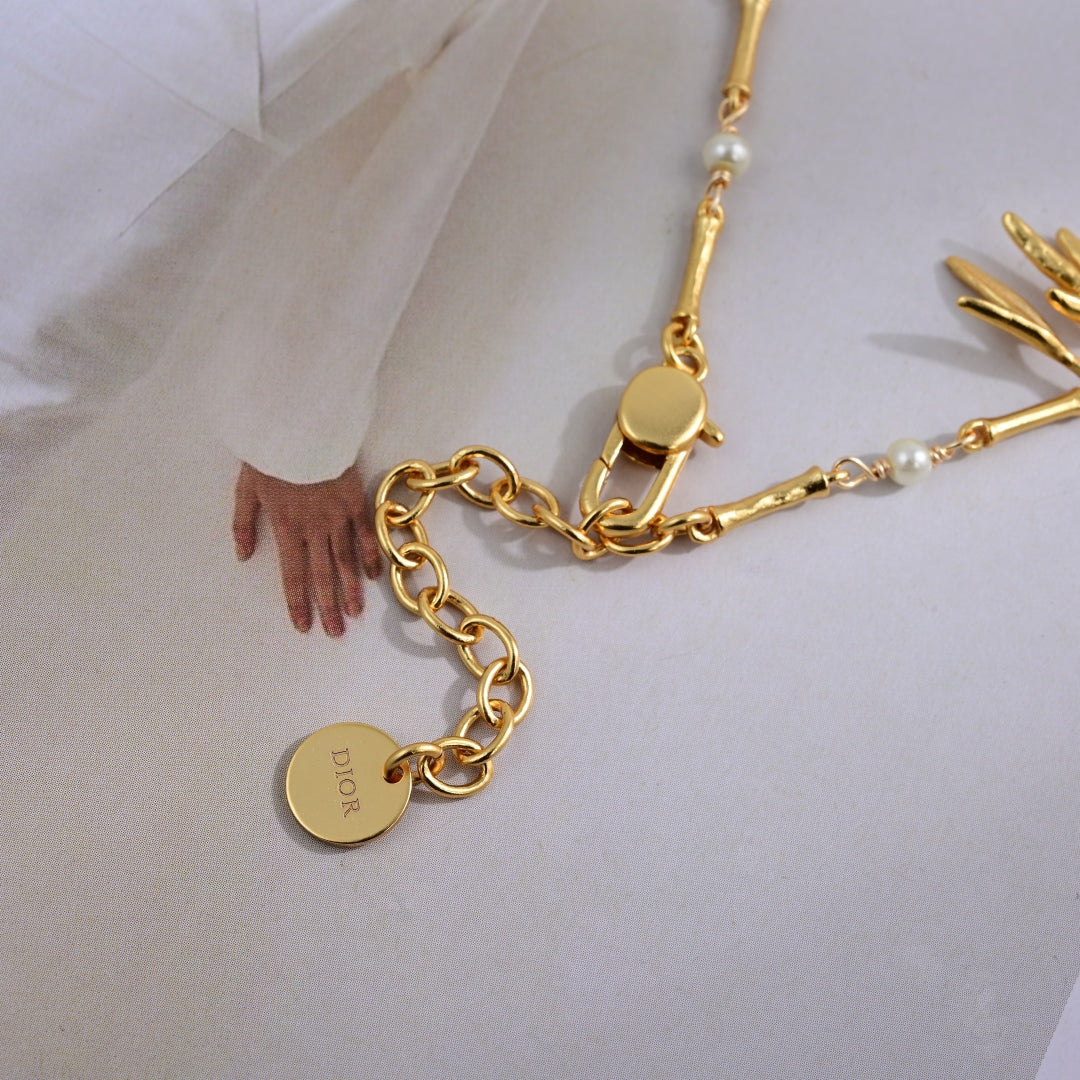 LuxluxHouse Best Quality Accessories Necklace Earrings Dior