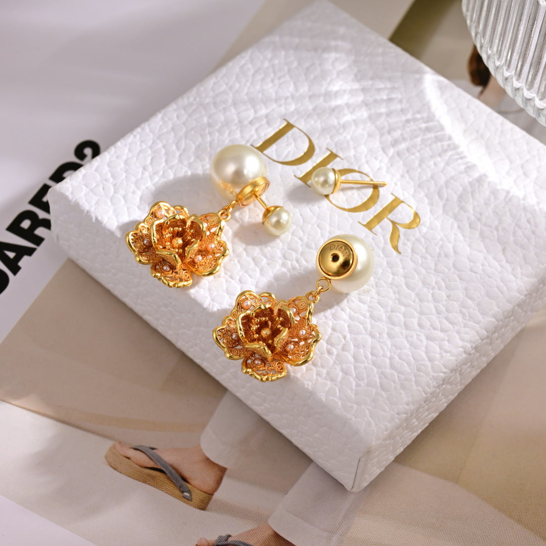 LuxluxHouse Best Quality Accessories Necklace Earrings Dior