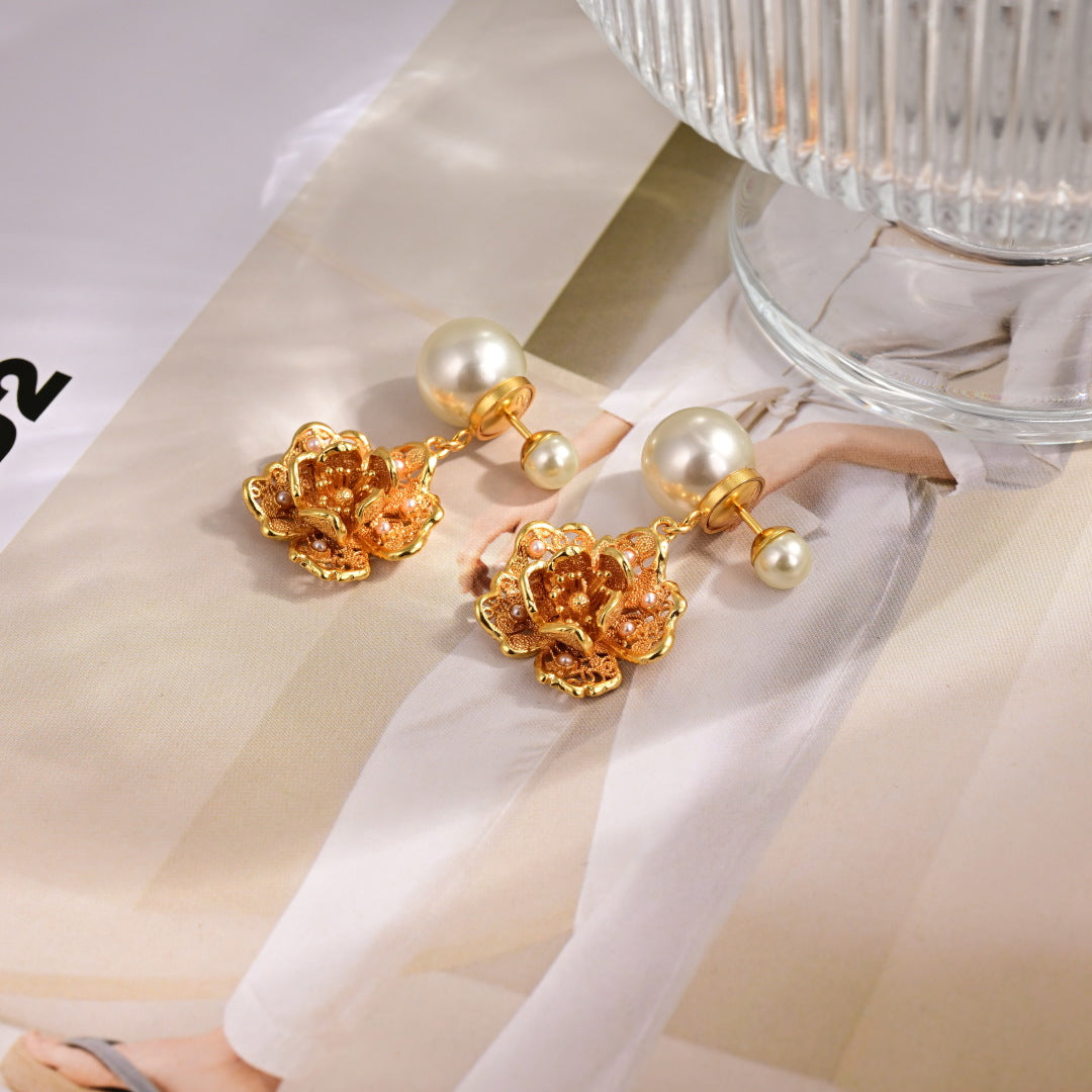 LuxluxHouse Best Quality Accessories Necklace Earrings Dior