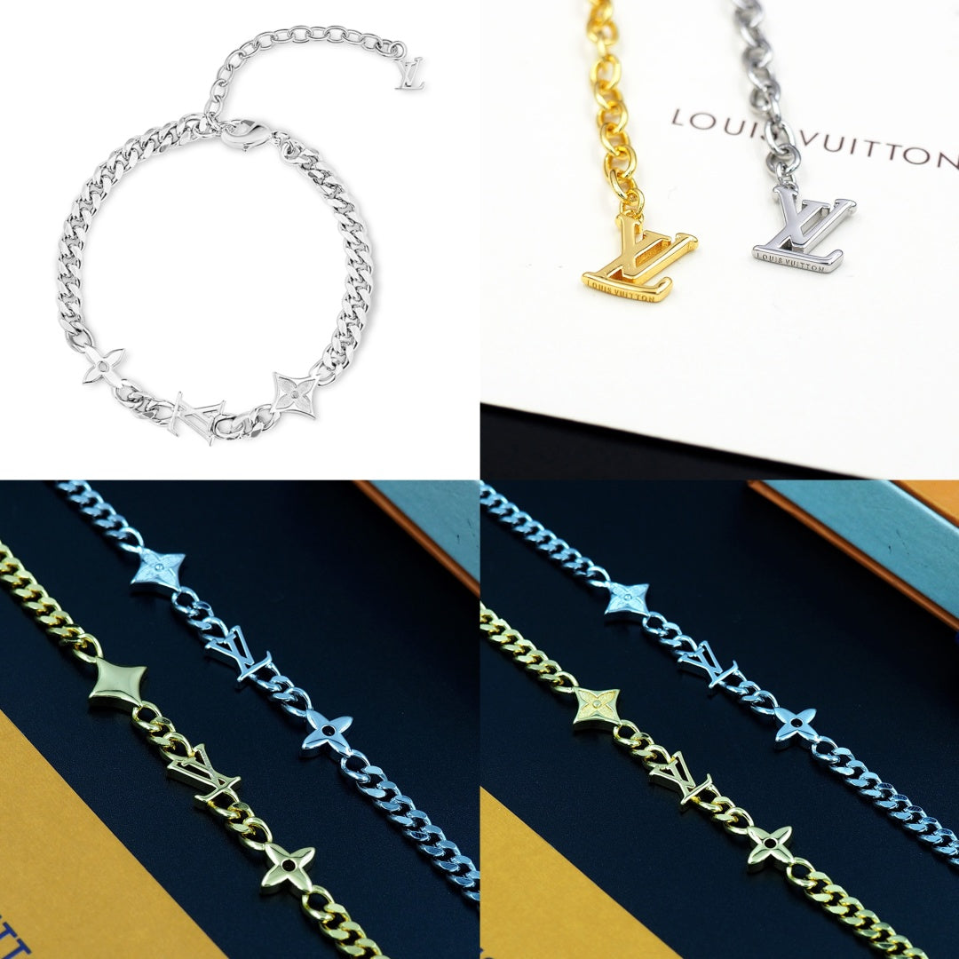 LuxluxHouse Best Quality Accessories Necklace Bracelet Louis Vuitton