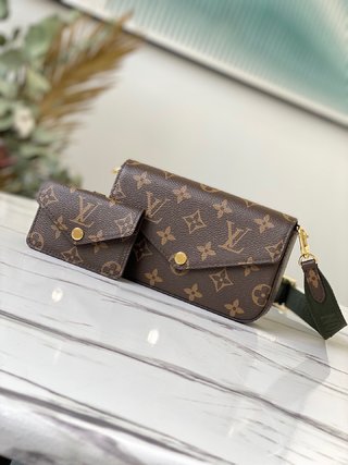 LuxluxHouse Great quality Louis Vuitton Bag Top Quality 17*9.6*3.5cm Free shipping