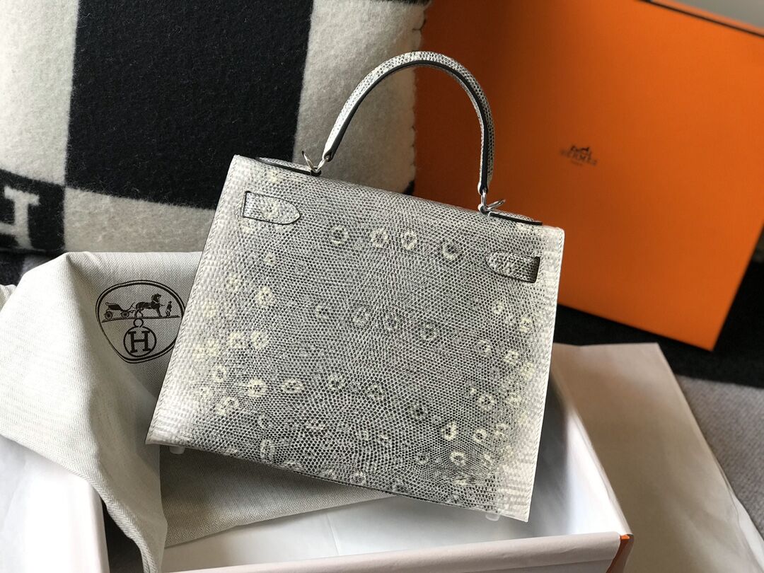 LuxluxHouse Great quality Hermes Bag Top Quality real lizard skin Free shipping