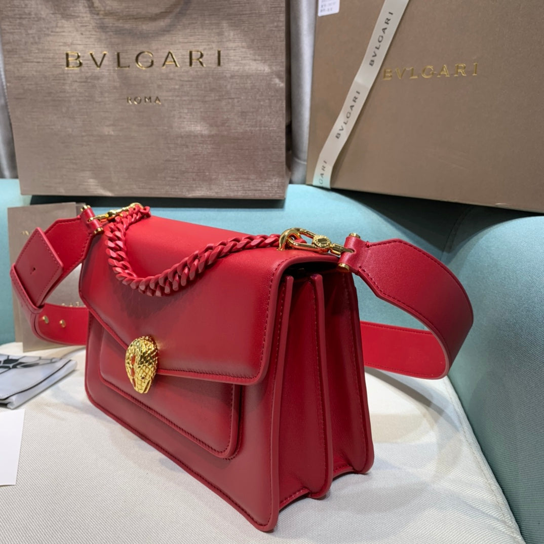 LuxluxHouse Great quality Bvlgari Top Bag 25×14.5×9cm Free shipping