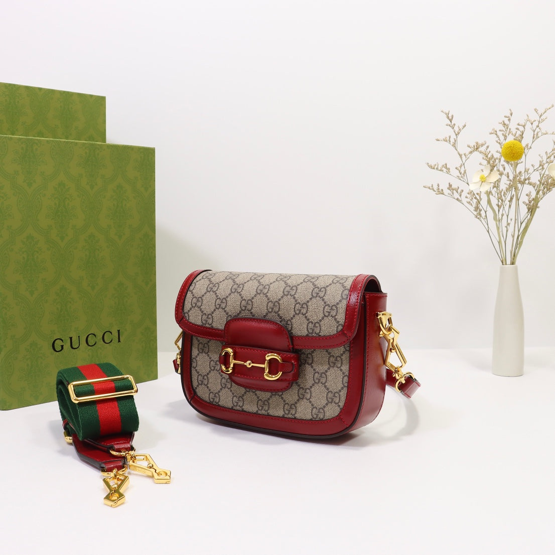 LuxluxHouse Great quality Gucci Top Bag 20.5*14.5*5cm Free shipping