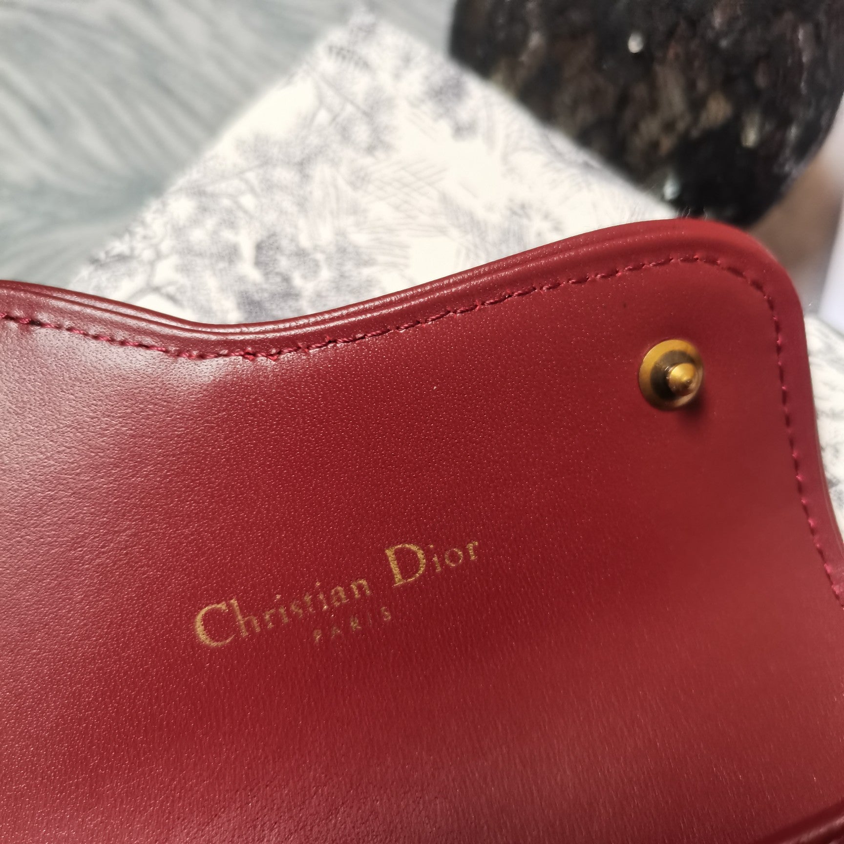 Free shipping LuxluxHouse Dior Top Bag 11*8.5*3CM