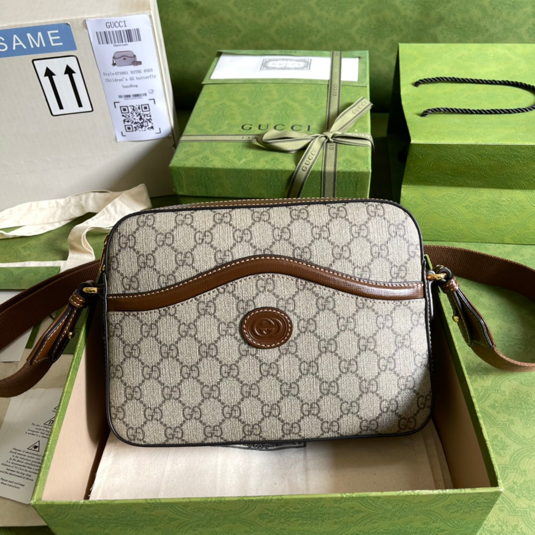 LuxluxHouse Great quality Gucci Bag Top Quality 25.5*20*6cm Free shipping