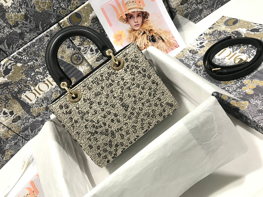 Free shipping LuxluxHouse Dior Top Bag 24*20*11cm