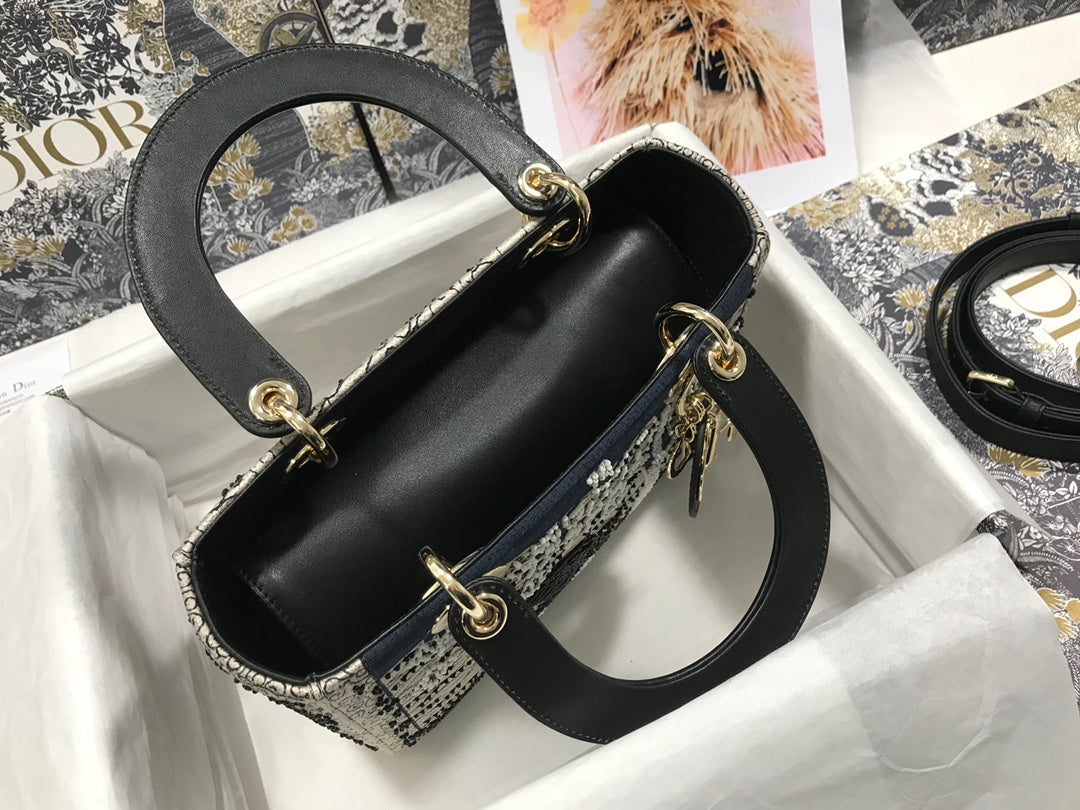 Free shipping LuxluxHouse Dior Top Bag 24*20*11cm