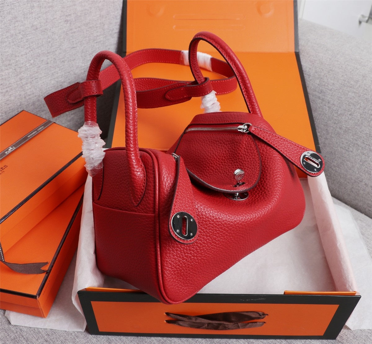 LuxluxHouse Great quality Hermes Top Bag 20cm Free shipping