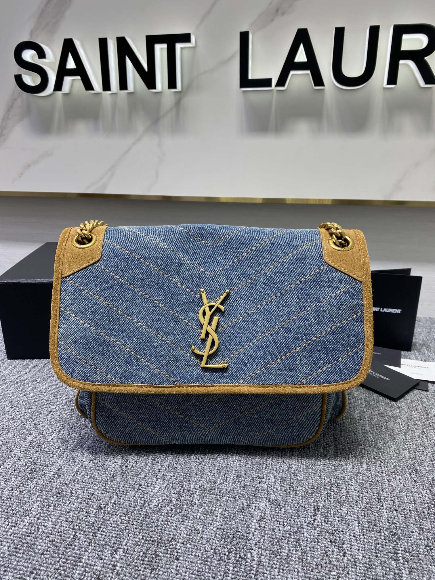 LuxluxHouse Great quality YSL Top Bag 28*22*9cm Free shipping