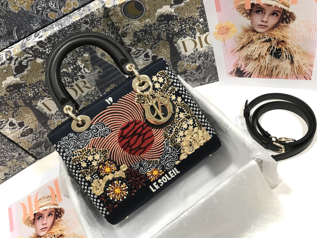 Free shipping LuxluxHouse Dior Top Bag 24*20*11cm