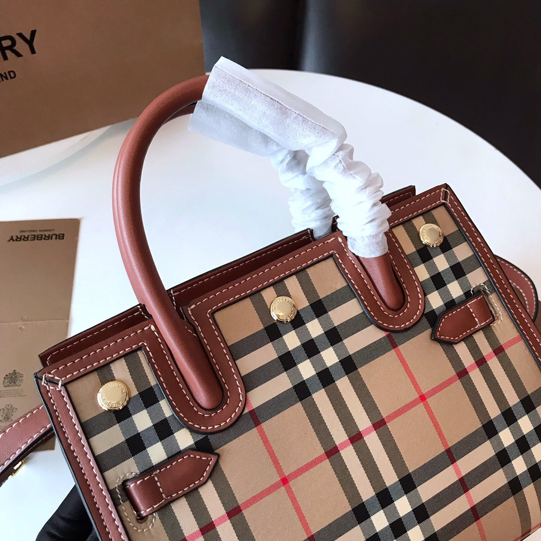 LuxluxHouse Great quality Burberry Top Bag 26*20*13.5cm Free shipping