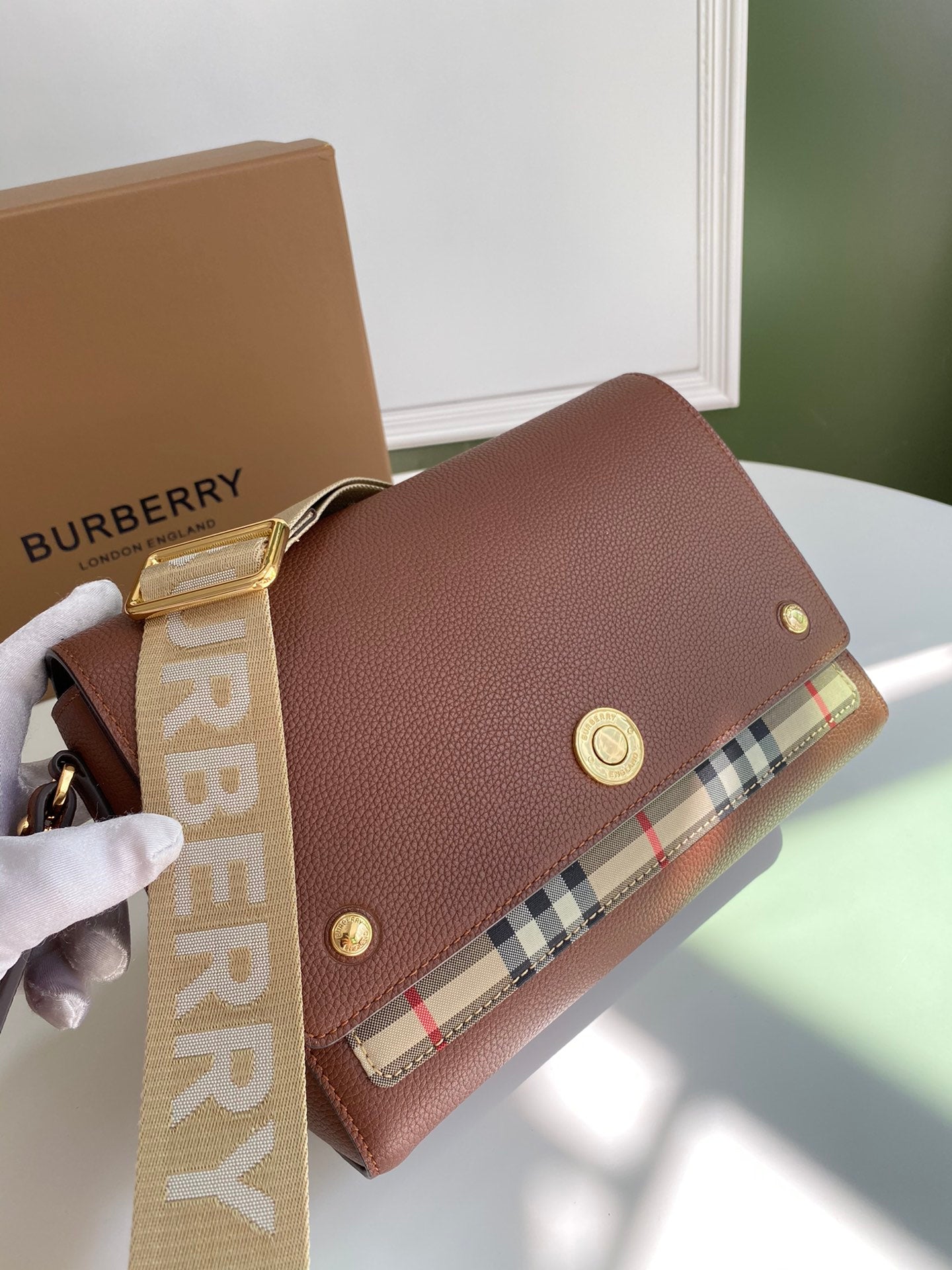 LuxluxHouse Great quality Burberry Bag Top Quality 25*8.5*18CM Free shipping