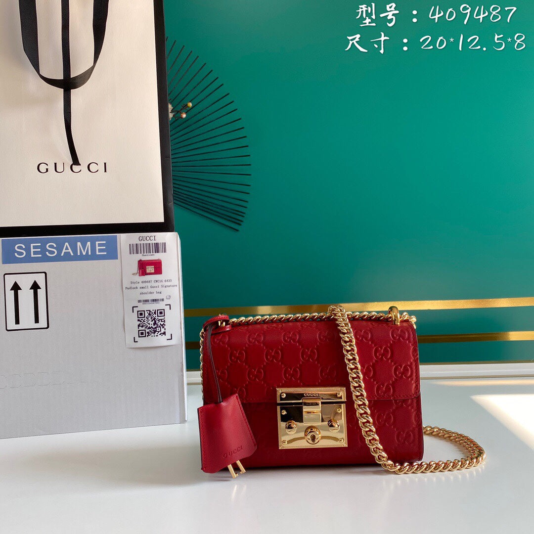 LuxluxHouse Great quality Gucci Bag Top Quality 20*12.5*8cm Free shipping