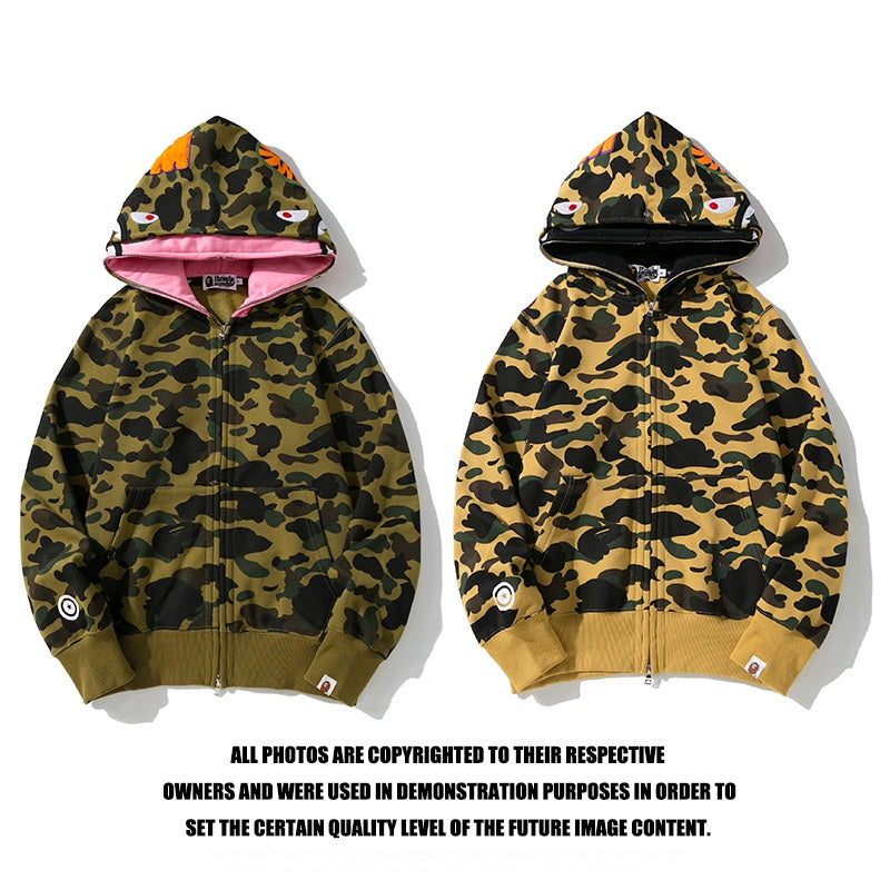 LuxluxHouse Bape double-layered hoodie