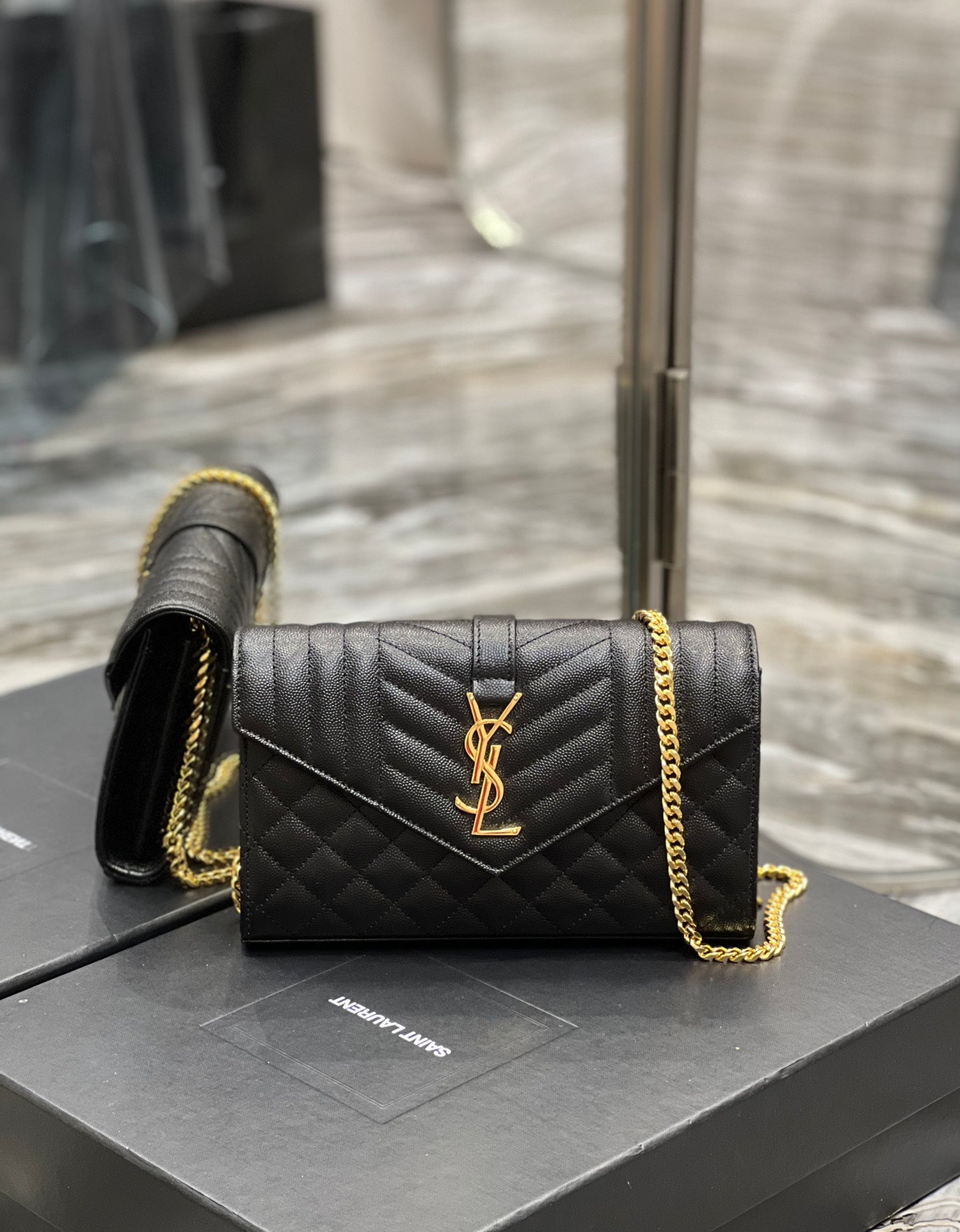 LuxluxHouse Great quality YSL Bag Top Quality 22.5*14*4CM Free shipping