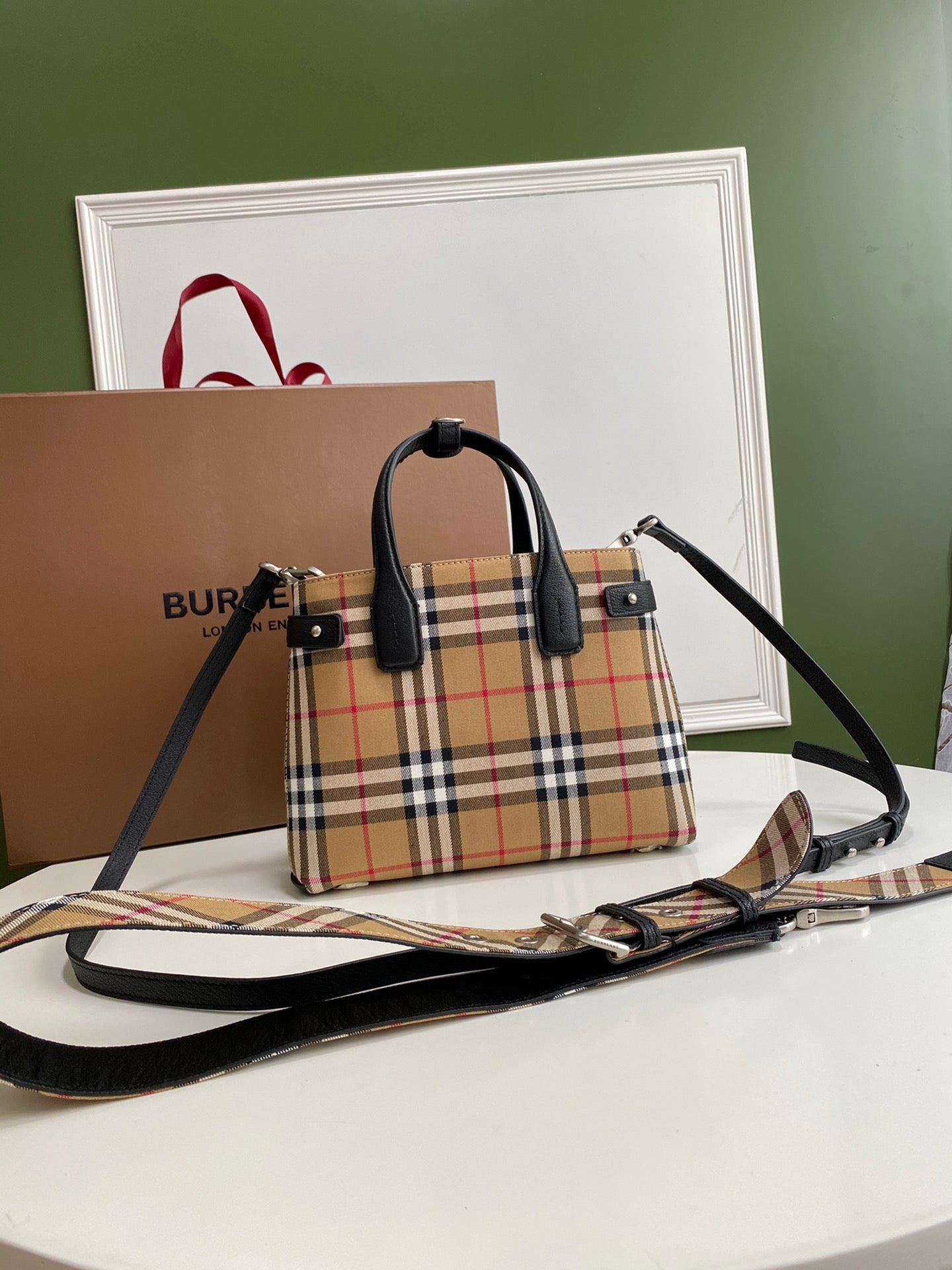 LuxluxHouse Great quality Burberry Bag Top Quality 25*12*19cm Free shipping