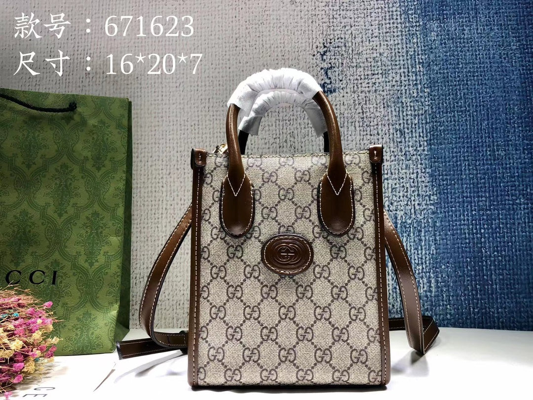 LuxluxHouse Great quality Gucci Bag Top Quality 16*20*7CM Free shipping