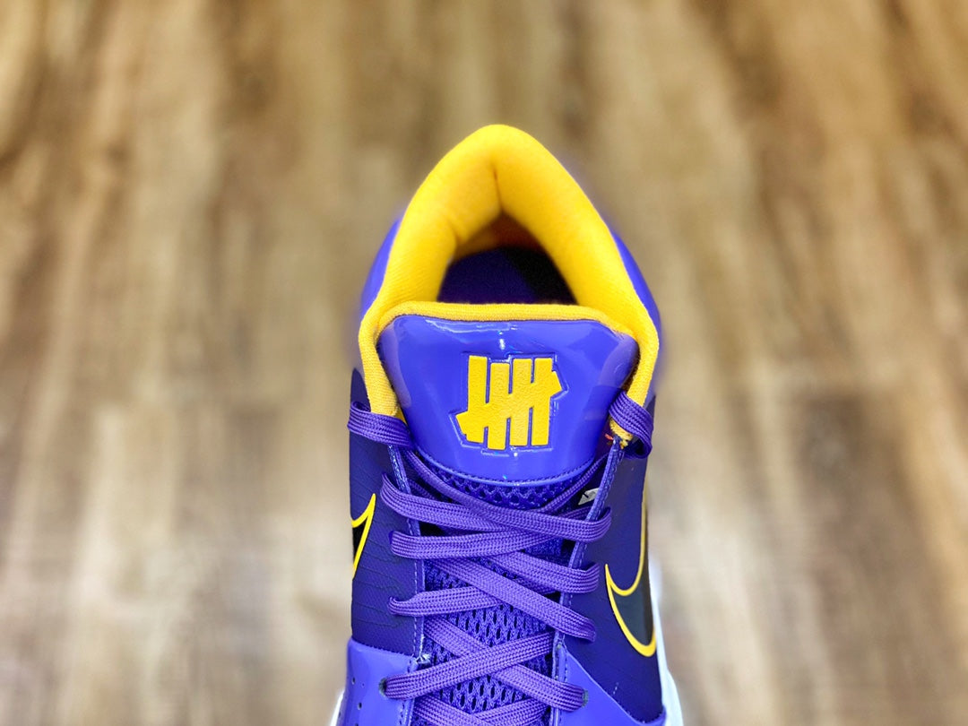 Max Batch-UNDEFEATED × Nike Zoom Kobe 4 Protro “Lakers”