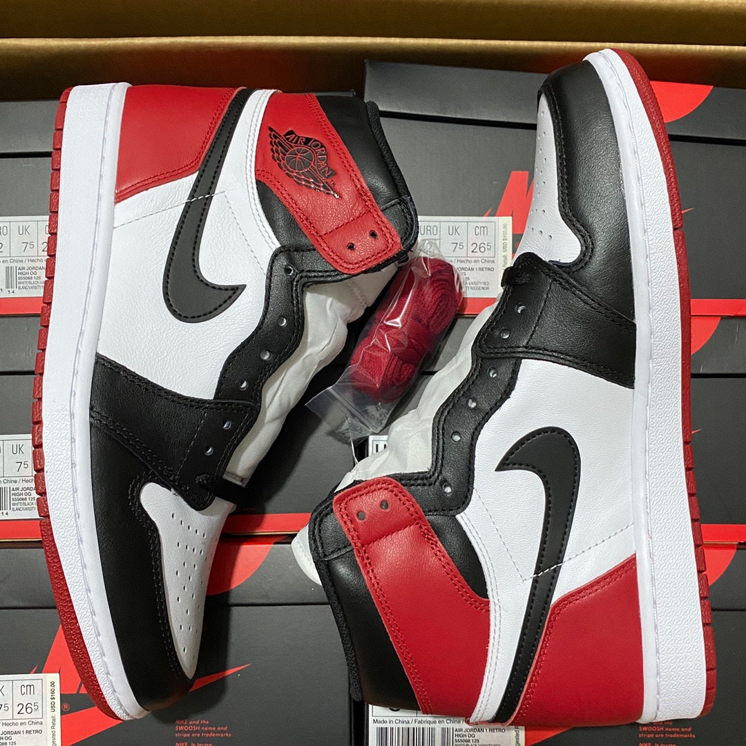 LJR Batch-Air Jordan 1 Retro High OG “Black Toe”