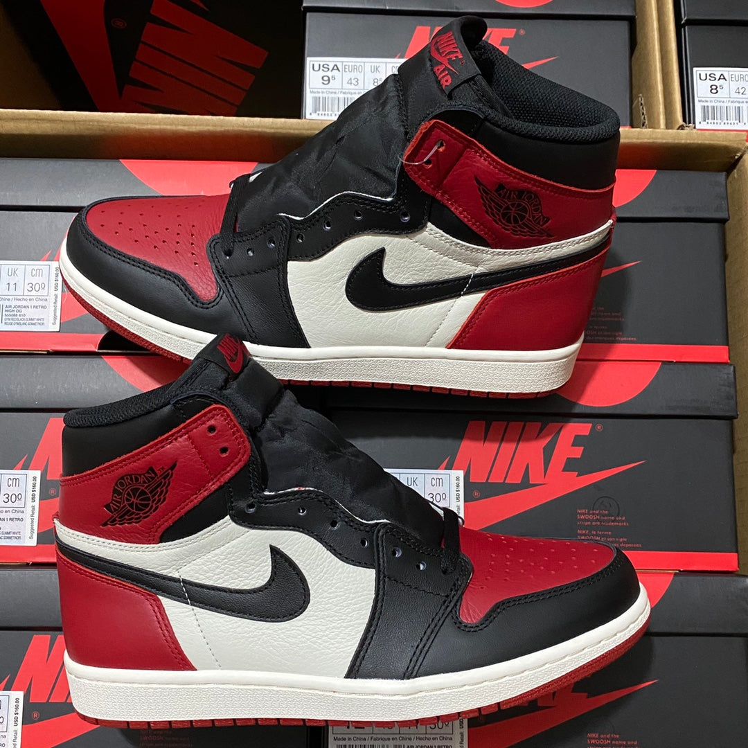 LJR Batch-Air Jordan 1 Retro High OG “Bred Toe”