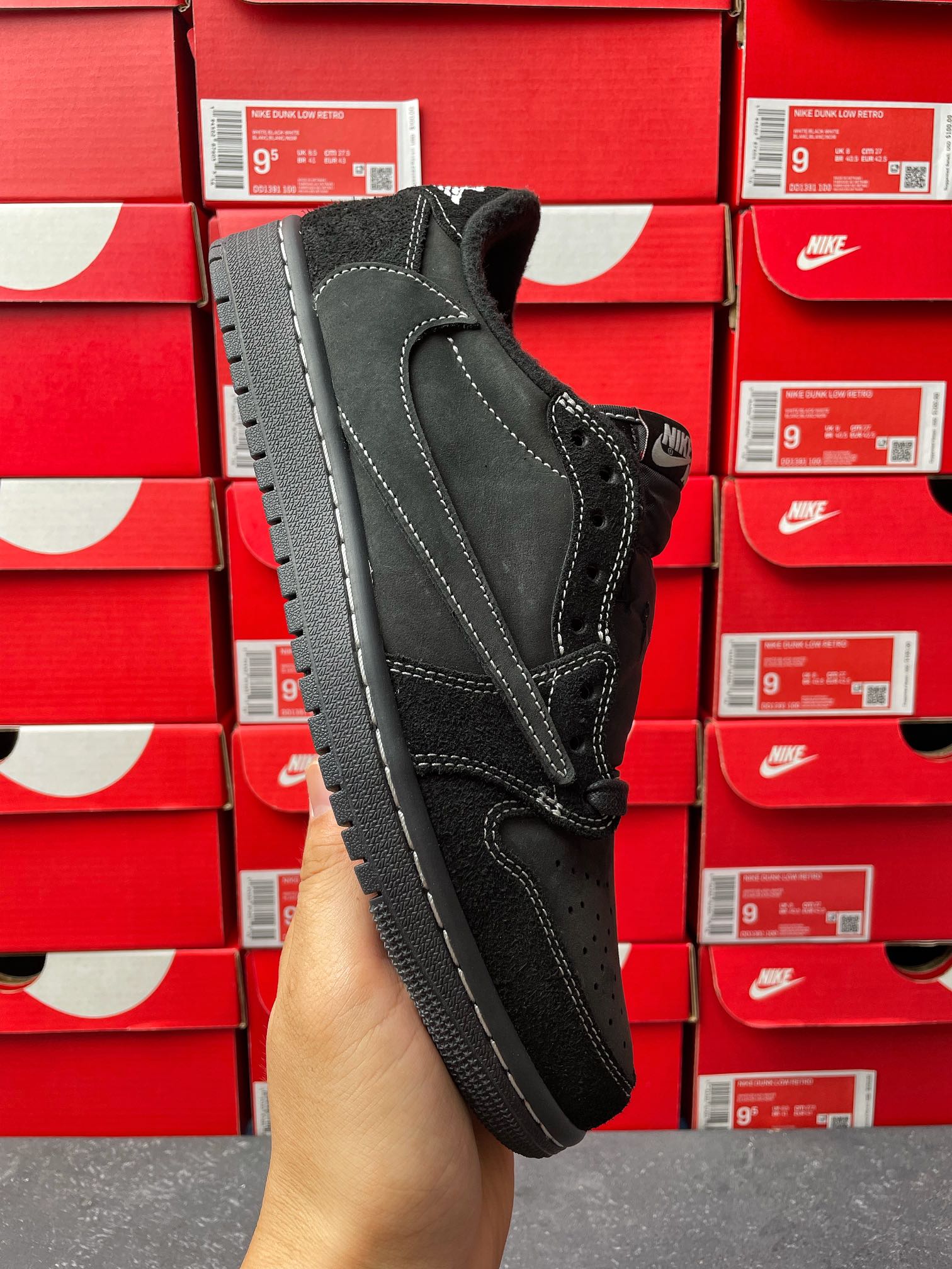 FK Batch-Air Jordan 1  × Travis Scott “ Black/Phantom”