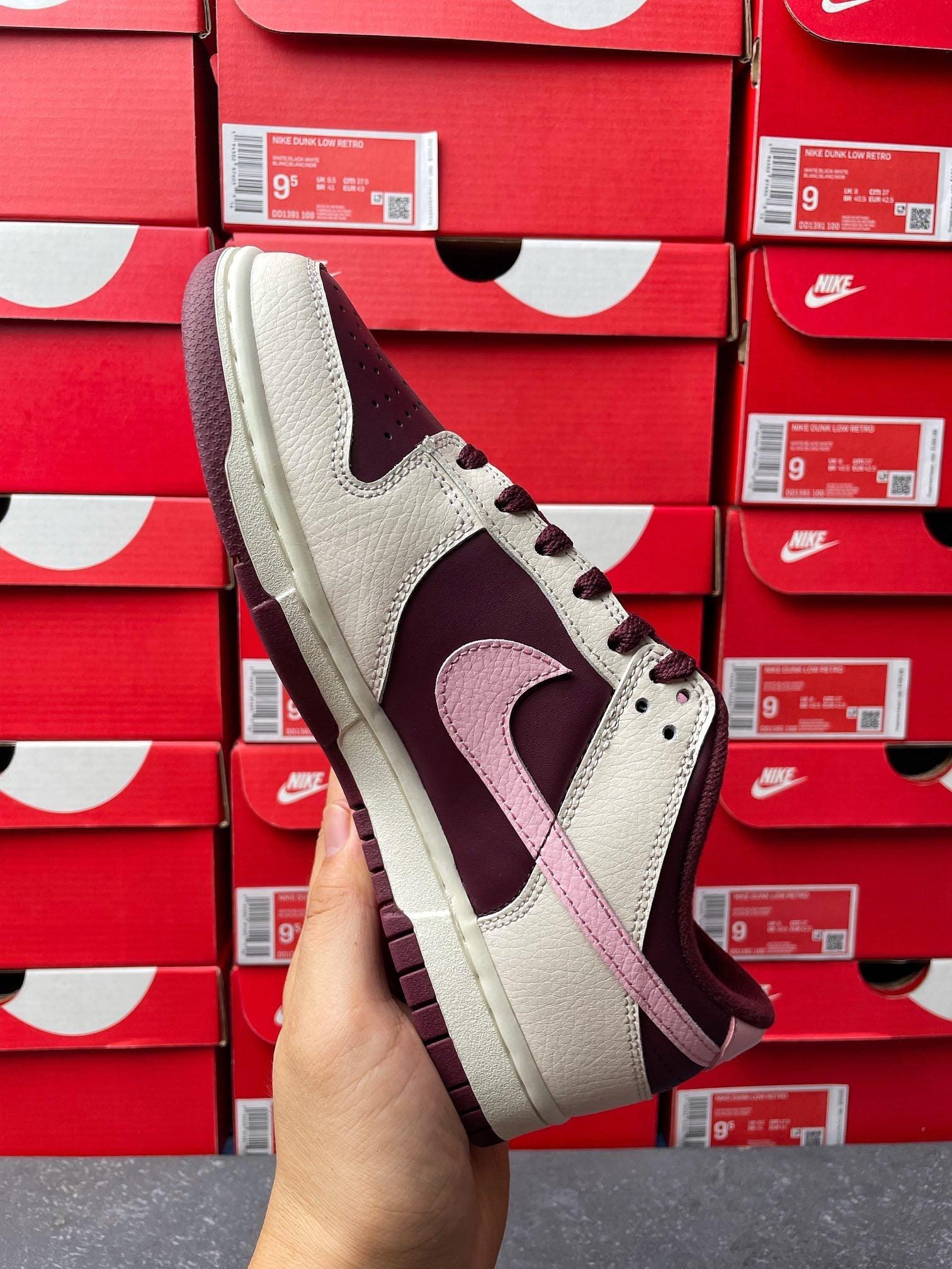 G Batch-Nike Dunk Low “Night Maroon and Medium Soft Pink”