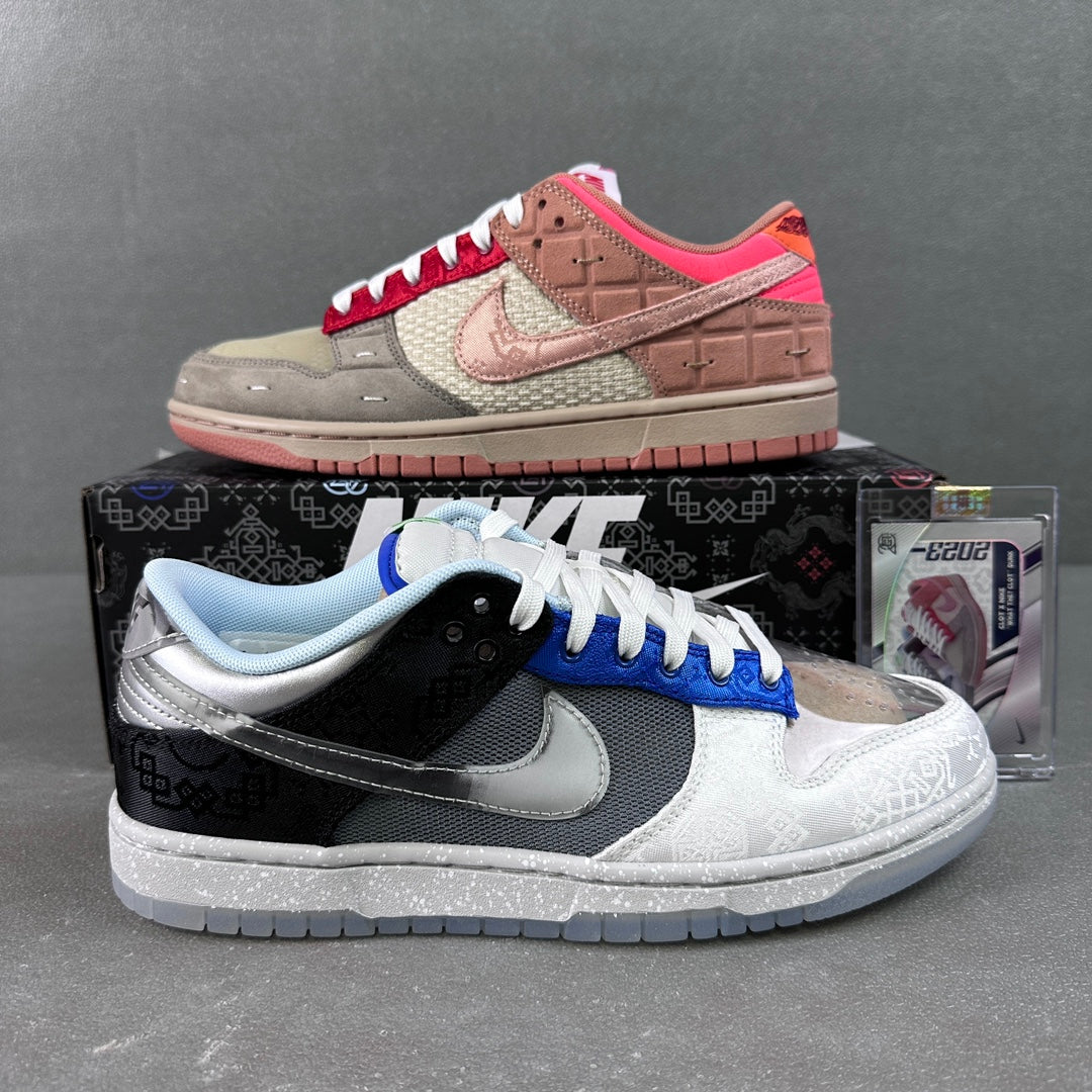 S2 Batch-CLOT x Nike Dunk Low "What The? CLOT"