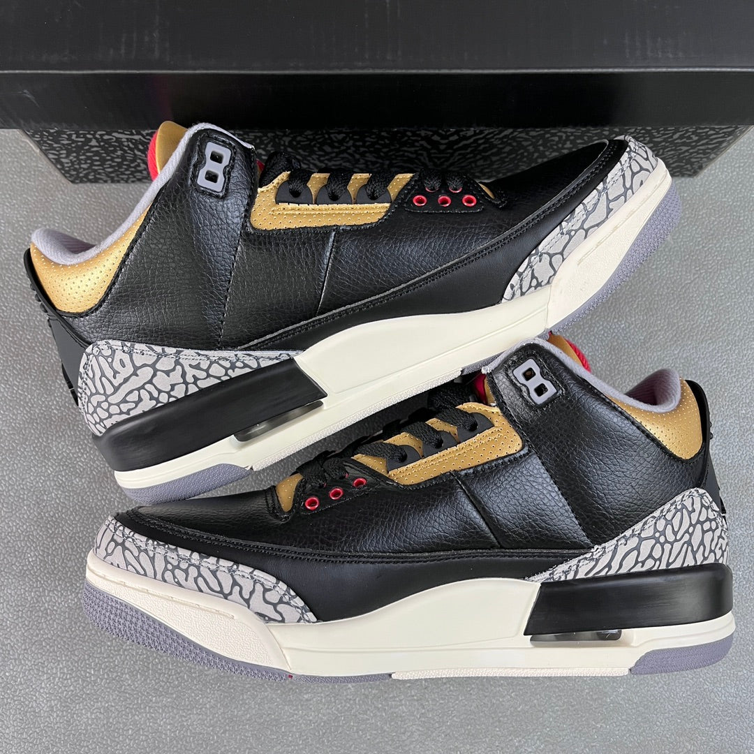 PB Batch-Air Jordan 3 “Black Gold”