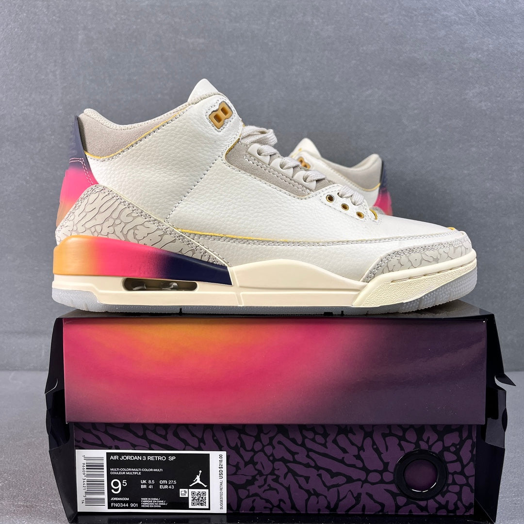 PB Batch-J Balvin × Air Jordan 3 Retro SP “Medellin Sunset”