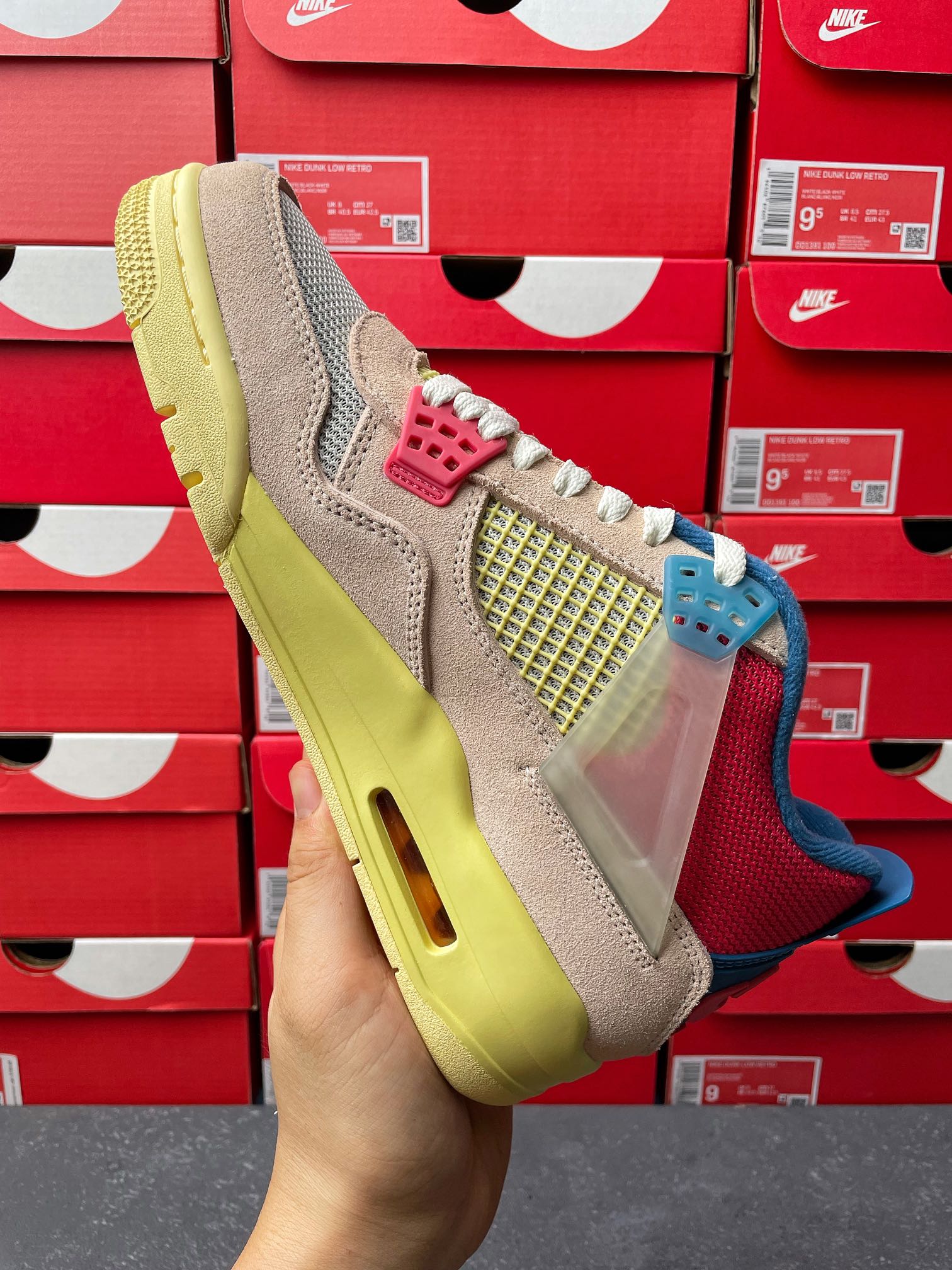 PK Batch-Union LA × Air Jordan 4 “Guava ice”