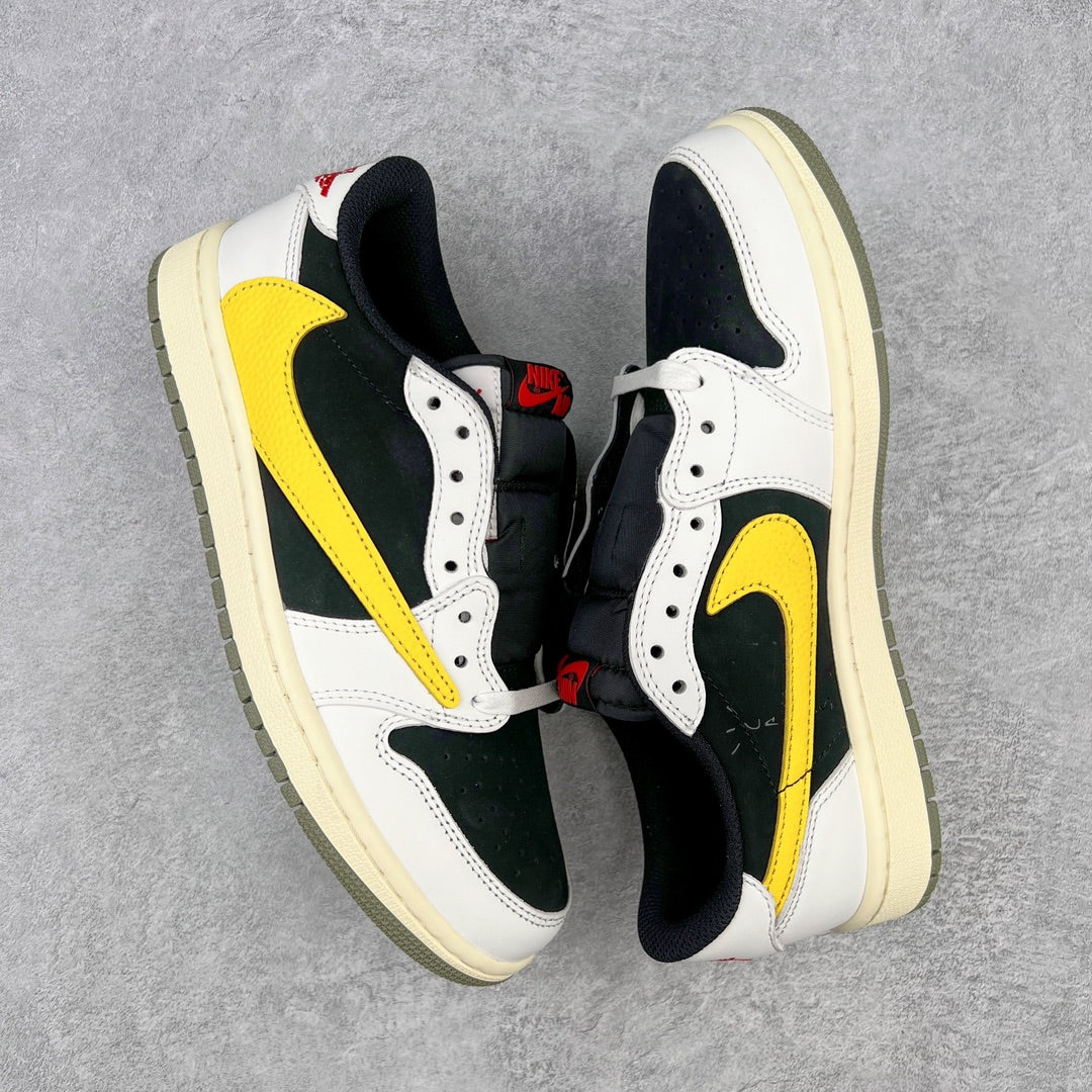 KZ Batch-Air Jordan 1  × Travis Scott “White Yellow”