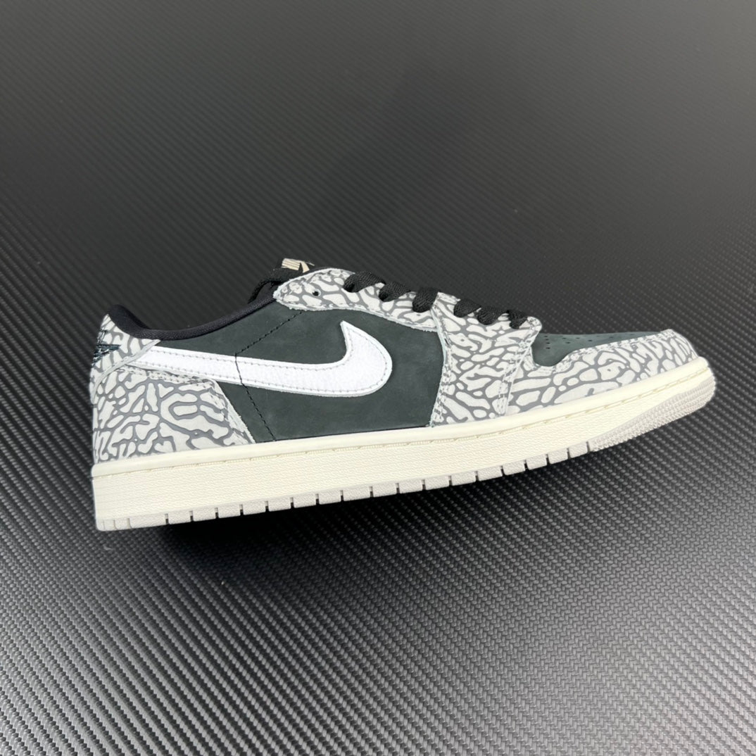 DT Batch-Air Jordan 1 retro Low OG “Black Elephant”