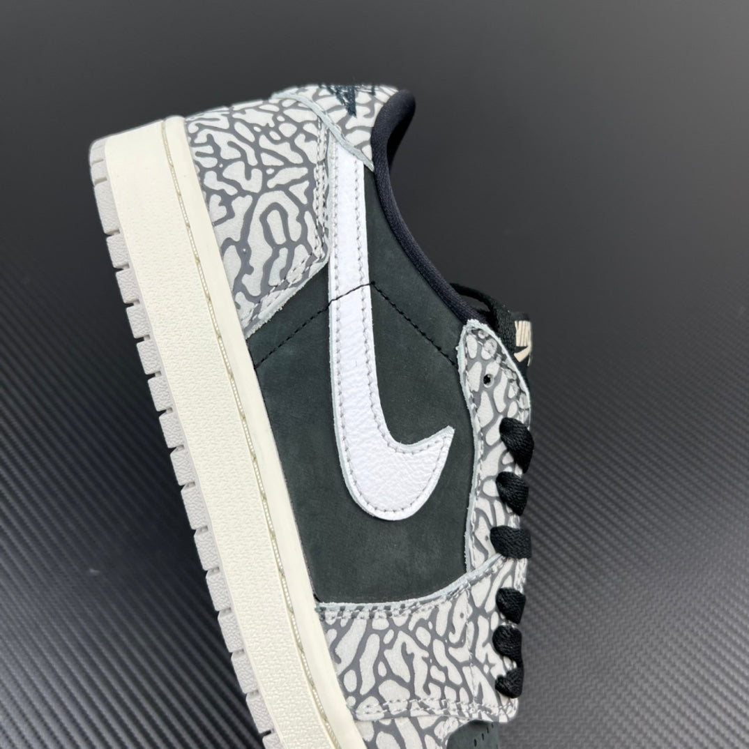 DT Batch-Air Jordan 1 retro Low OG “Black Elephant”