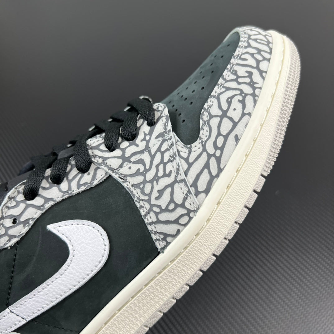 DT Batch-Air Jordan 1 retro Low OG “Black Elephant”