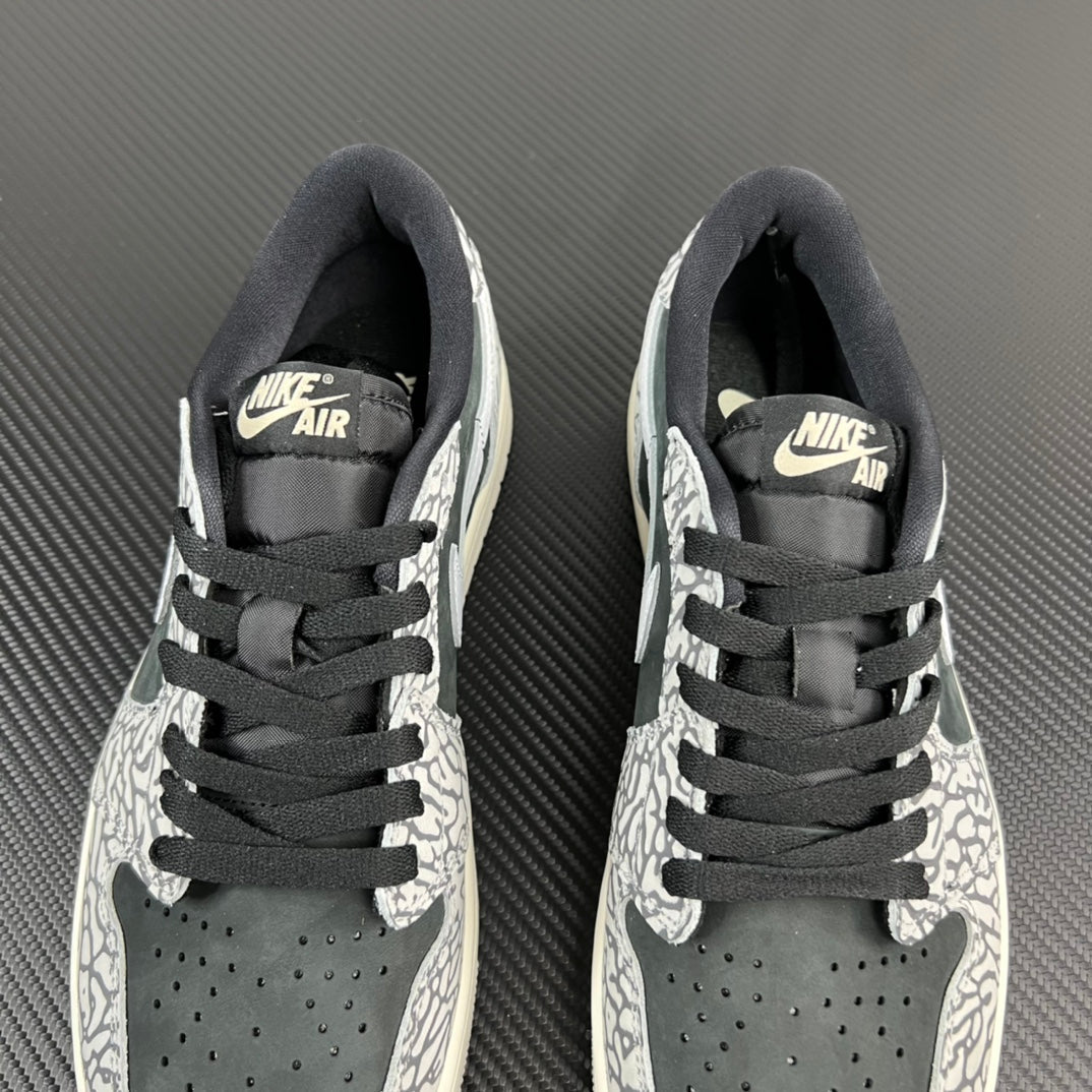 DT Batch-Air Jordan 1 retro Low OG “Black Elephant”