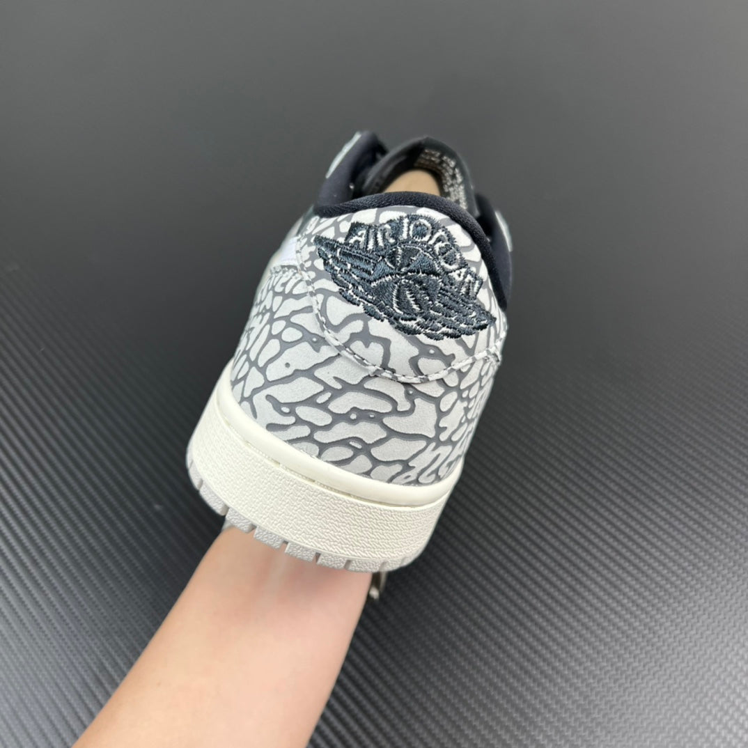 DT Batch-Air Jordan 1 retro Low OG “Black Elephant”