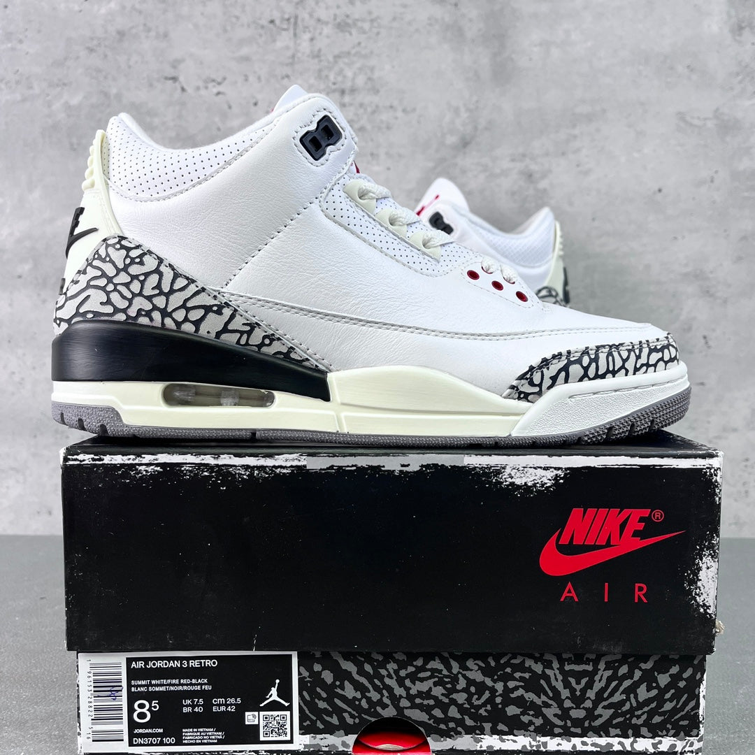 i8 Batch-Air Jordan 3 “White Cement”