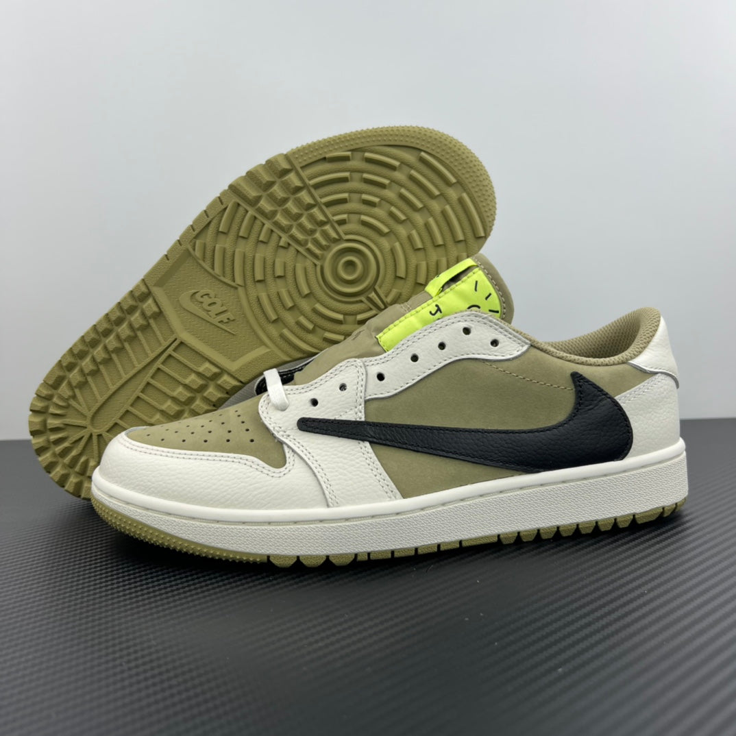 FK Batch-Air Jordan 1  × Travis Scott “Golf Olives”