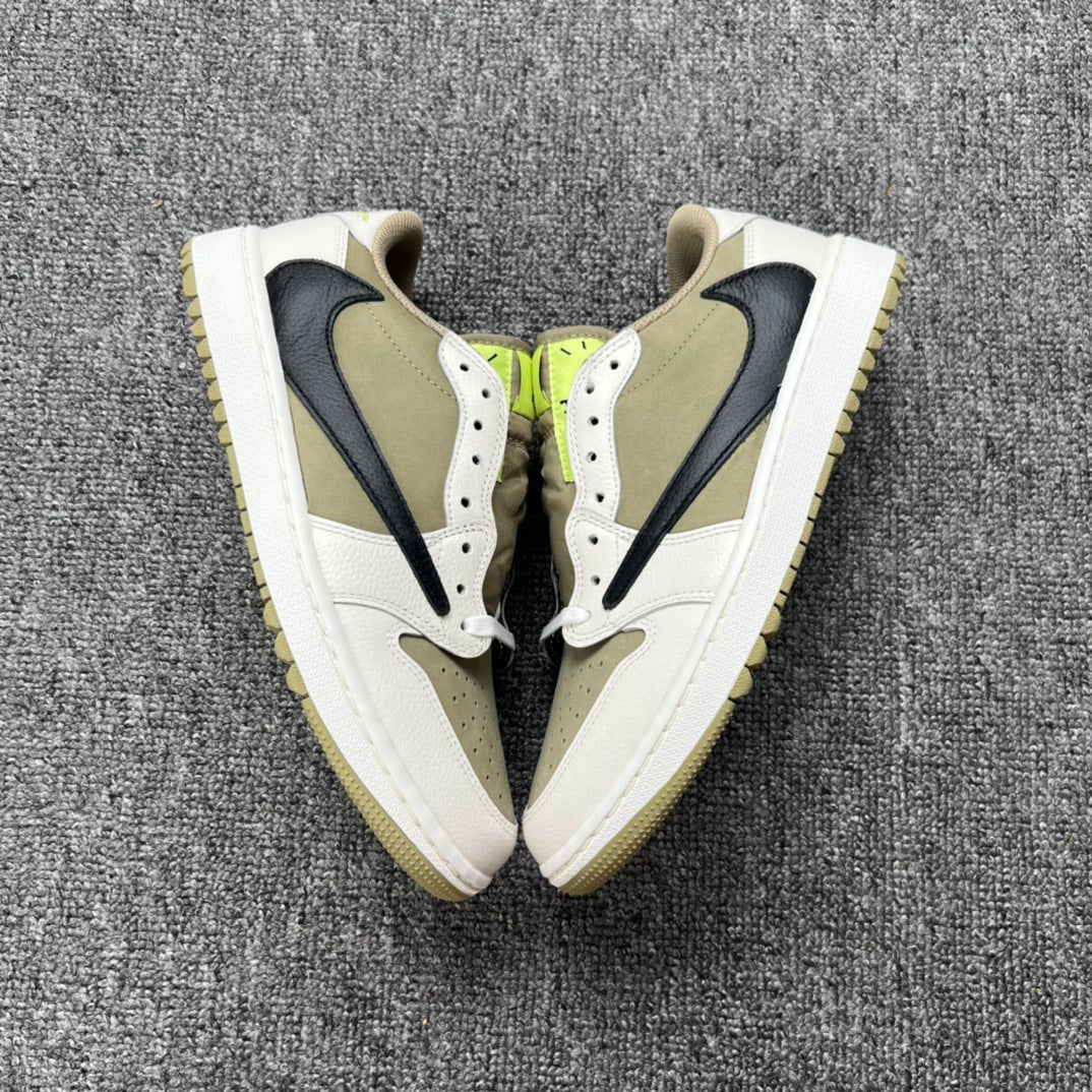 PK Batch-Air Jordan 1  × Travis Scott “Golf Olives”