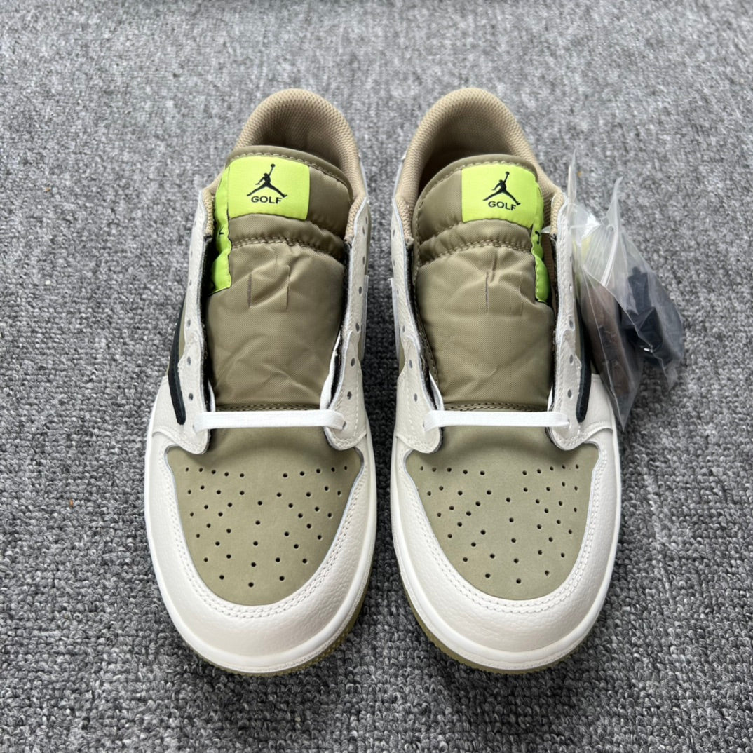 PK Batch-Air Jordan 1  × Travis Scott “Golf Olives”