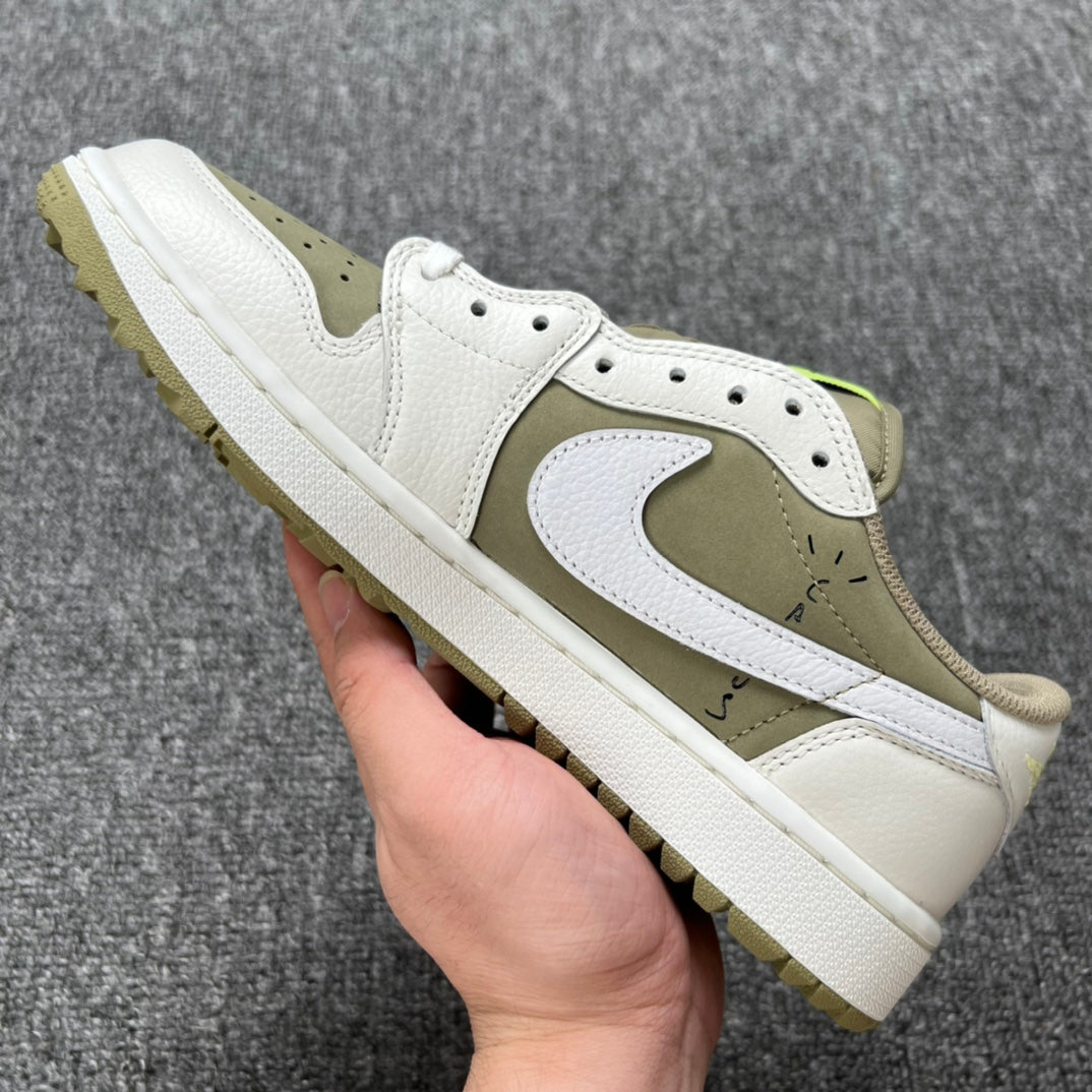 PK Batch-Air Jordan 1  × Travis Scott “Golf Olives”