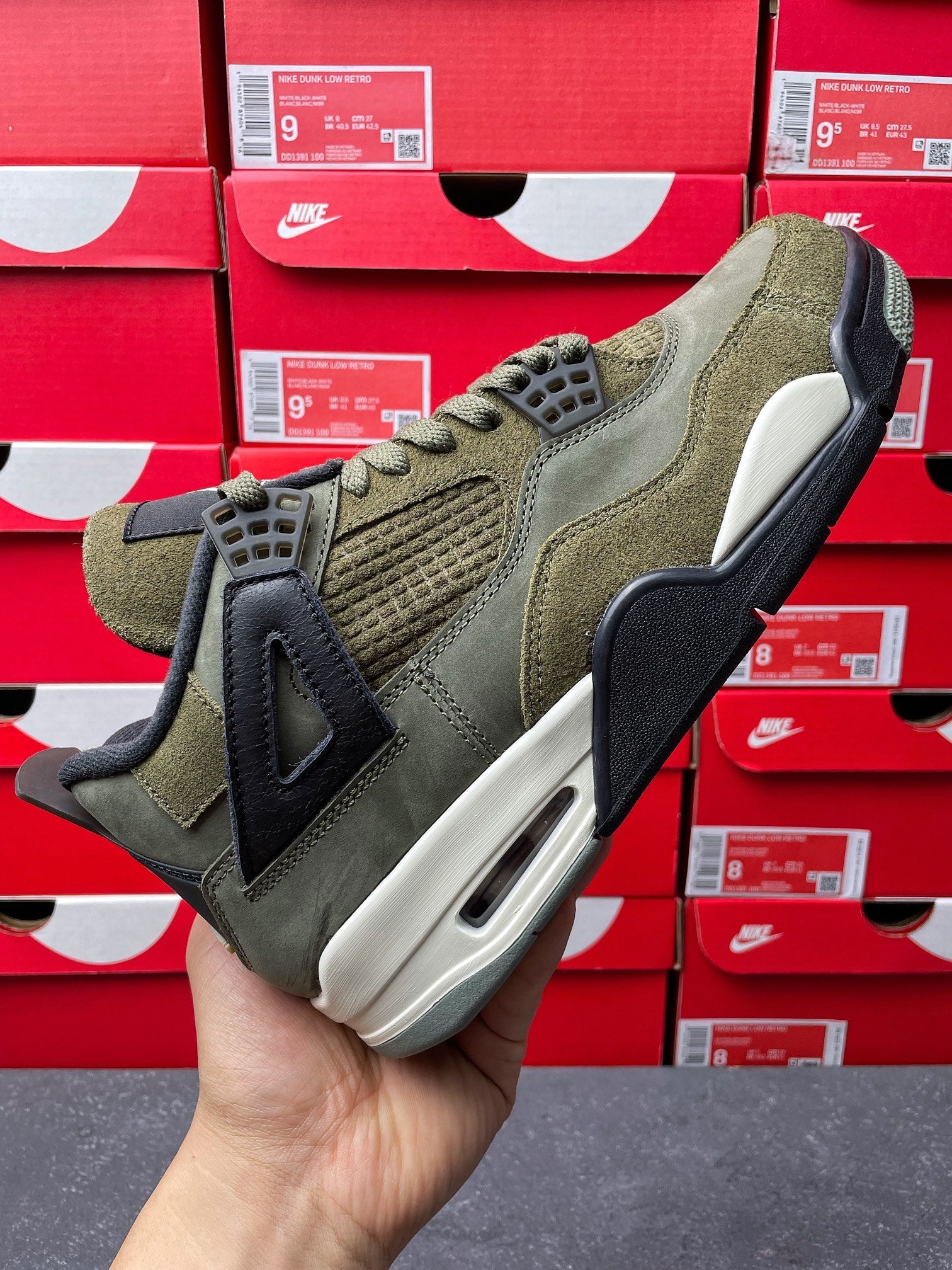 PK Batch-Air Jordan 4 “Olive”