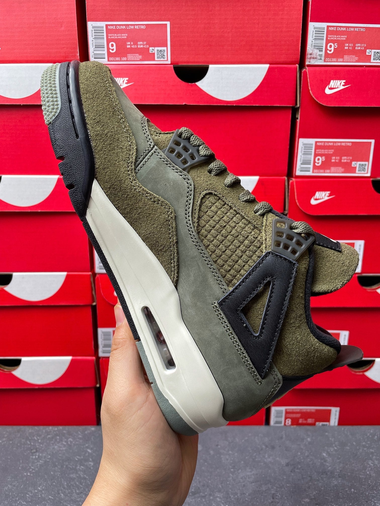 PK Batch-Air Jordan 4 “Olive”