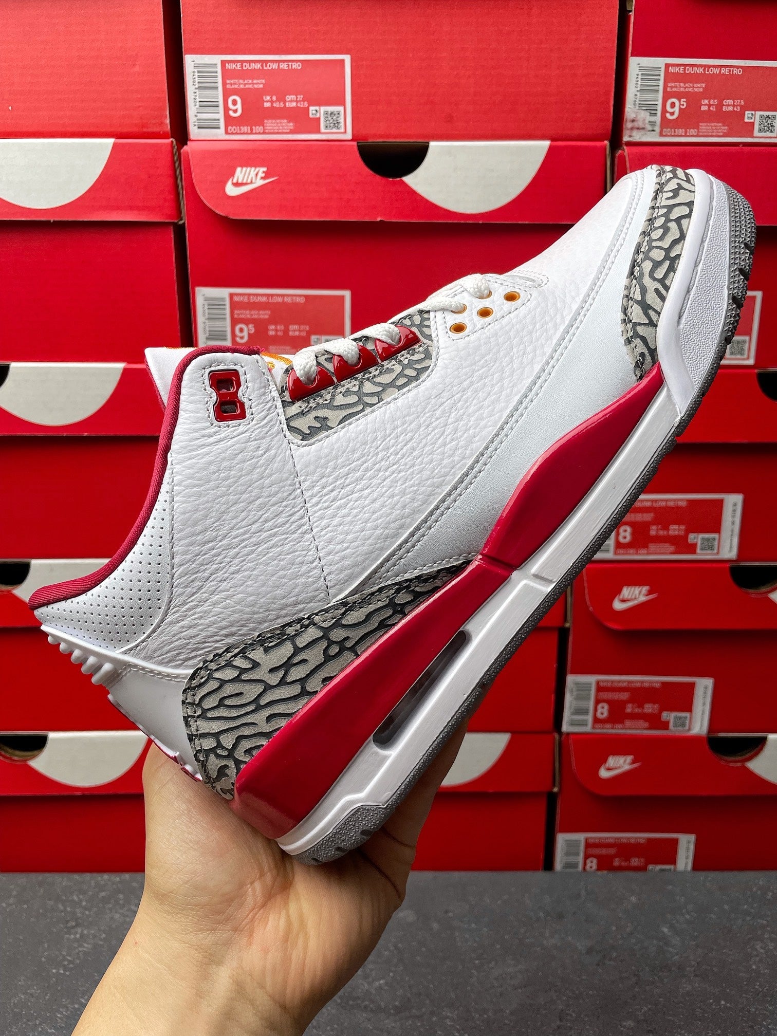 LW Batch-Air Jordan 3 “Cardinal Red”