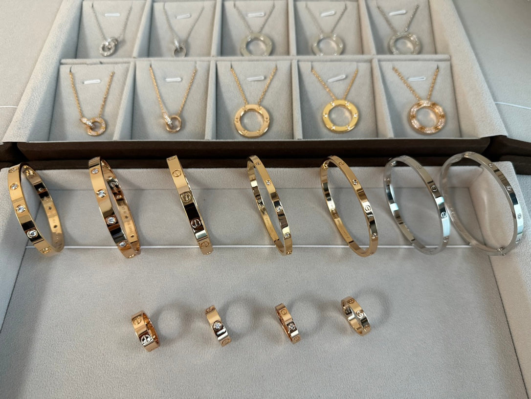 LuxluxHouse Best Quality Accessories Bracelet Necklace Ring  Cartier